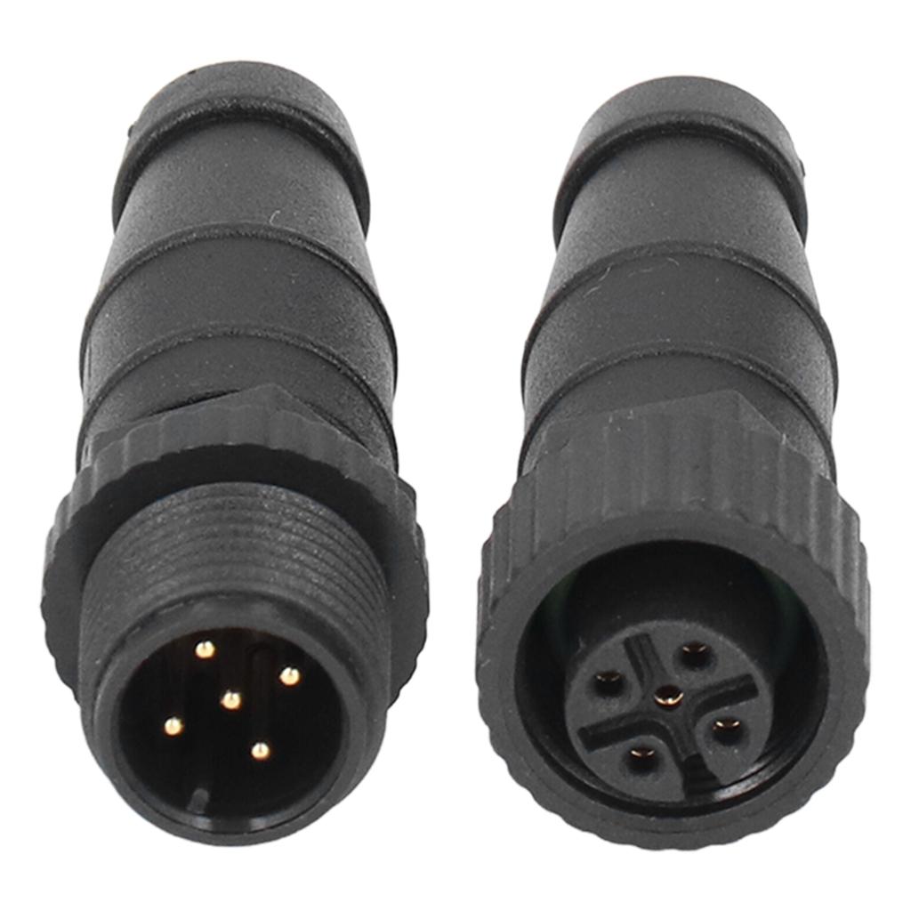 2pcs Male Female Terminators ABS Black Oil Resistant Heatproof Universal for NMEA 2000