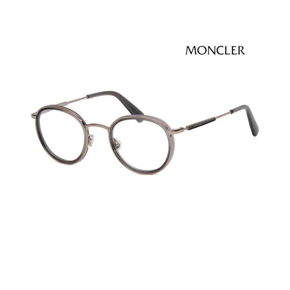 

Moncler Moncler Eyeglass Frame Ml5153 001 Luxury Round Soltex Retro Fashion