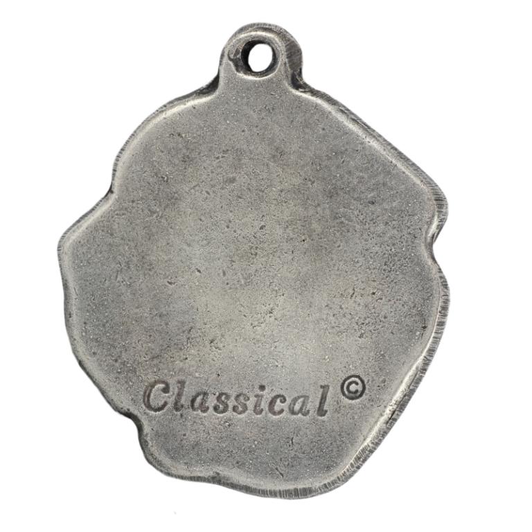Fila Brasileiro, Brazilian Mastiff - Silver-Plated Keychain With a Dog, Handbag Ornament, Backpack Charm by Art-Dog