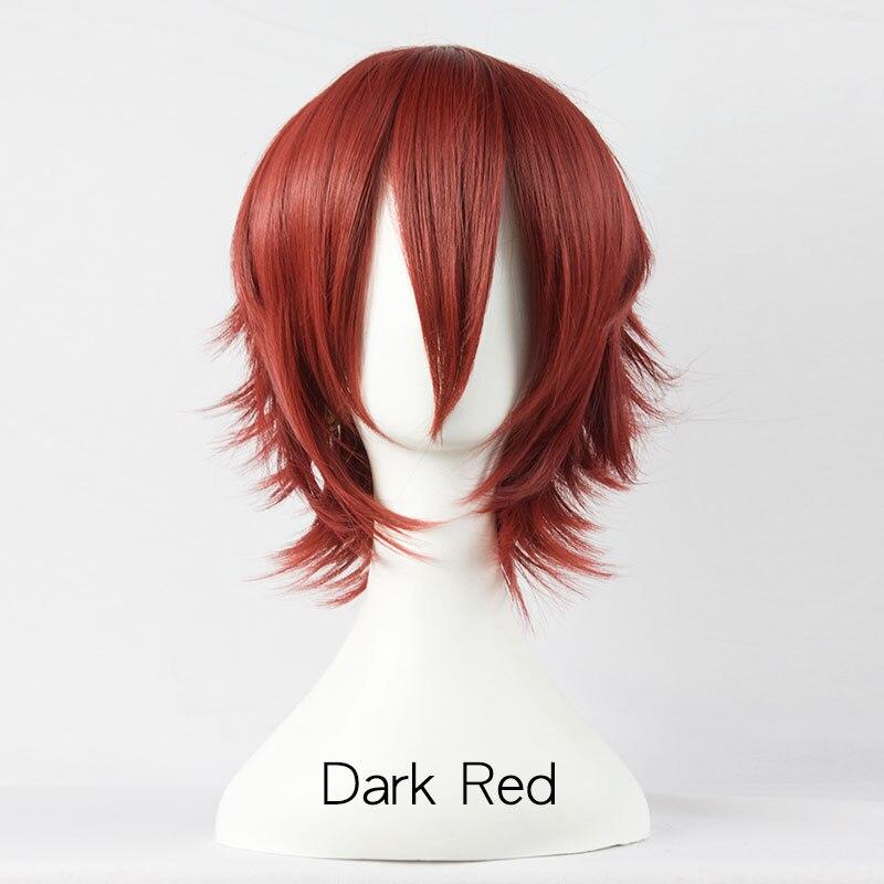 LUPU Damen Herren Cosplay Kurze Perücke Cartoon Anime Falsches Haarteil Synthetische Faserhaar