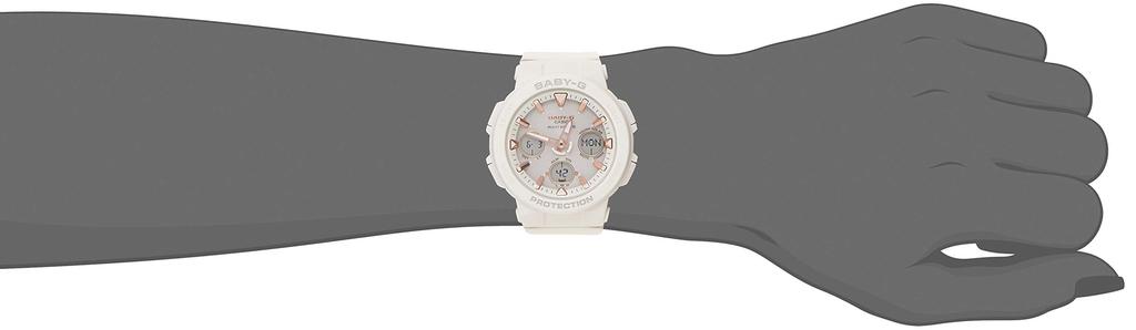 Casio BEACH TRAVELER Solar Watch White Baby-G Radio-Controlled BGA-2500-7AJF Women's
