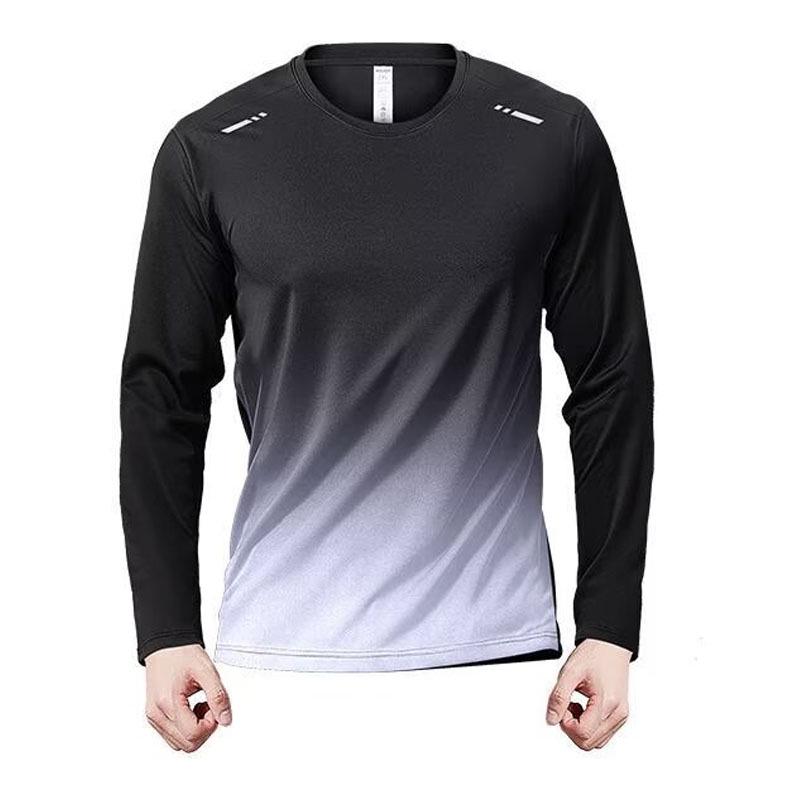 Rychleschnoucí pánské tričko s dlouhým rukávem pro běh, fitness a outdoorové aktivity
