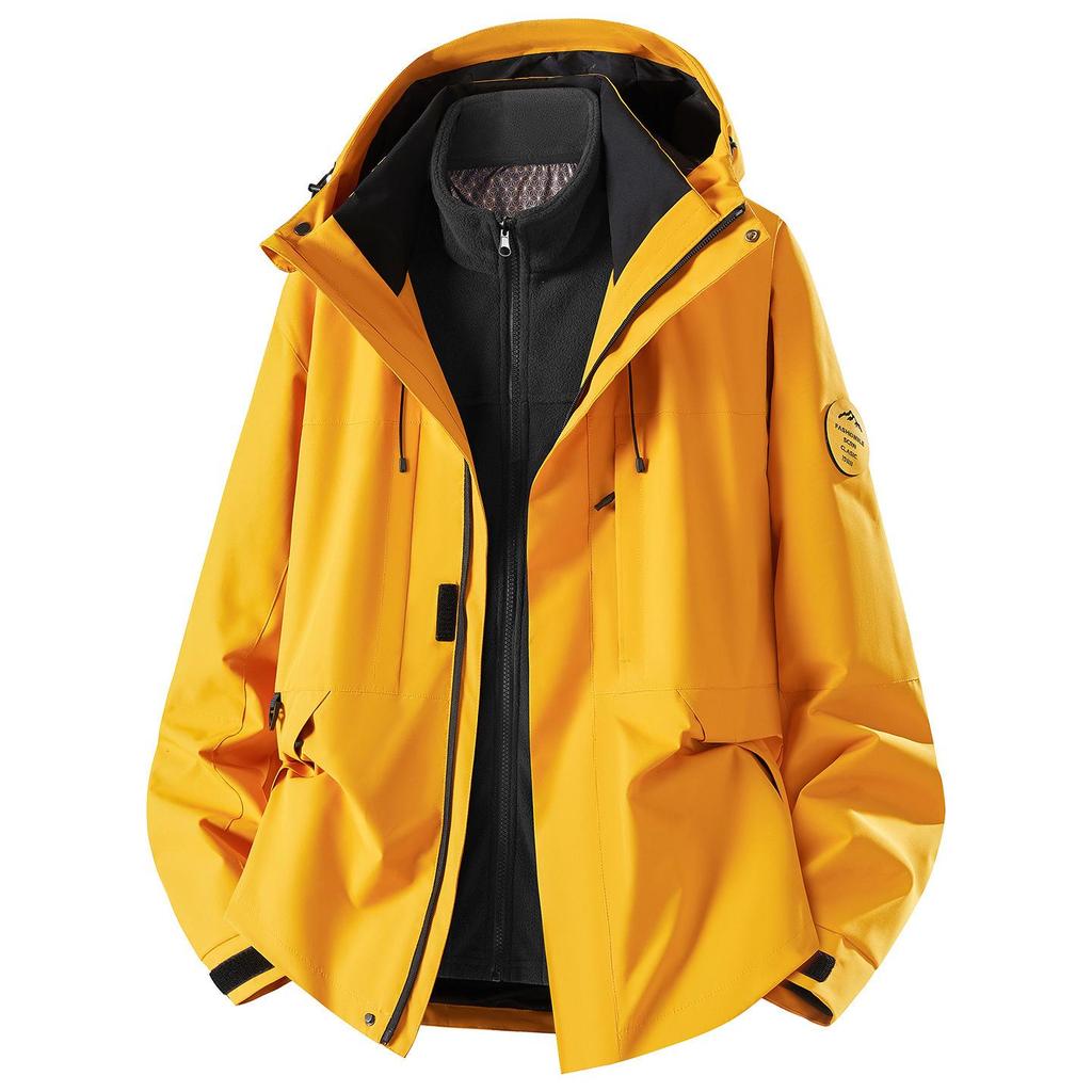 Etherland Couples' 3-in-1 Detachable Jacket: Versatile Outdoor Mountaineering Gear for Men & Women (Autumn/Winter)