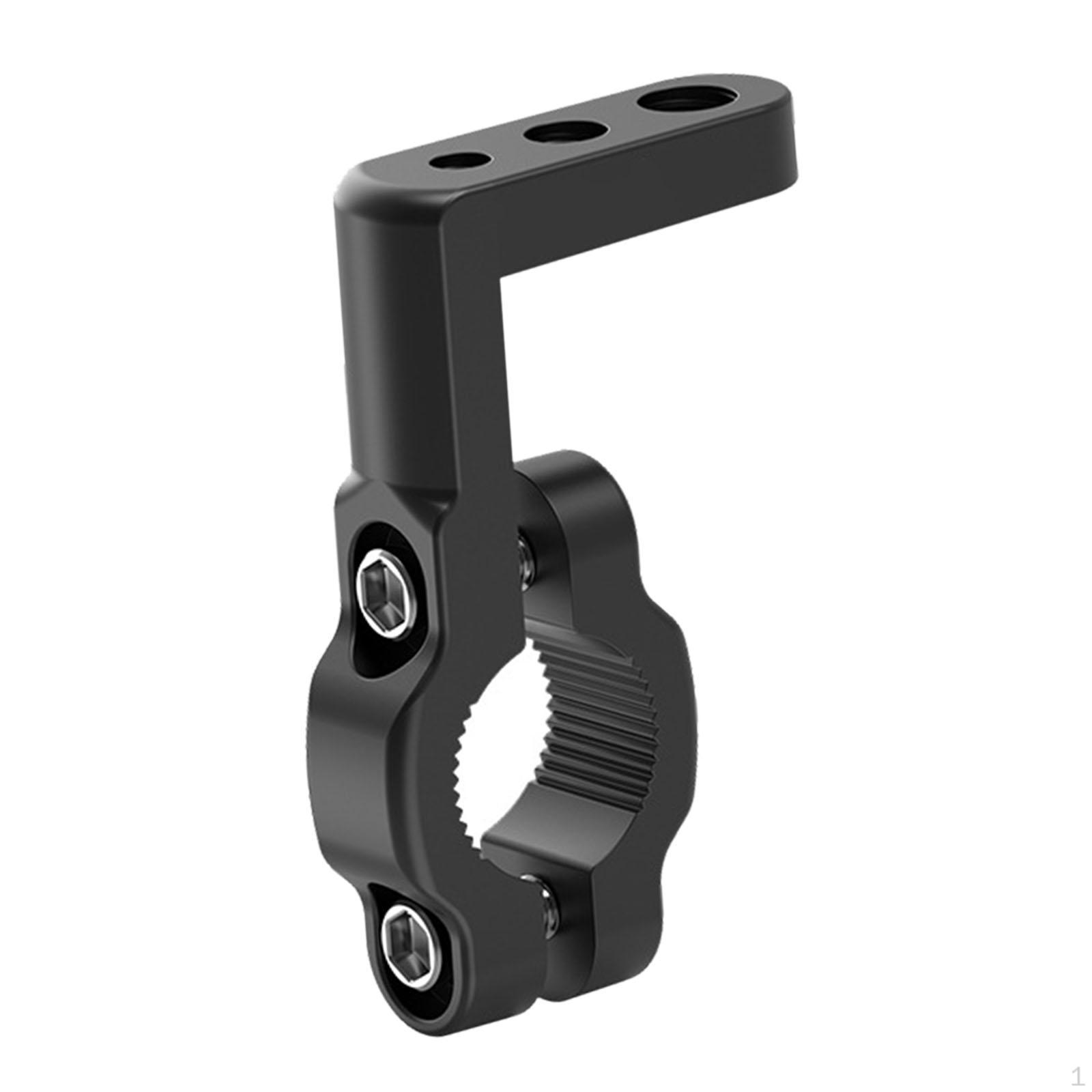 

Кронштейн зеркала Мотоциклетный свет Легкий Многофункциональный Велосипеды Крепление на руль Мотоциклы black