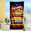 Toalla de Playa Personalizada con Nombre de Wrestlemania Alta Absorción y Secado Rápido