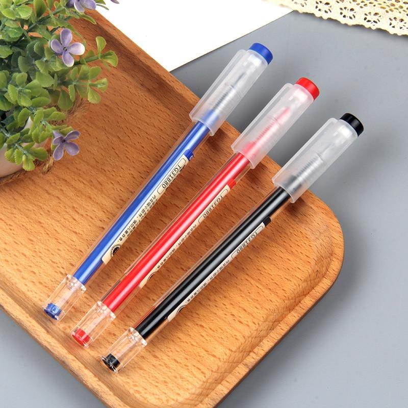 0.35mm Fine Gel Pen Blue/Black Ink Refills Rod for Handle Marker Pens School Gelpen Office Student Writing Drawing Stationery