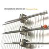 4Pcs Kitchen Stainless Steel BBQ Thermometer Probe Clips Holder 3-Hole Clamps