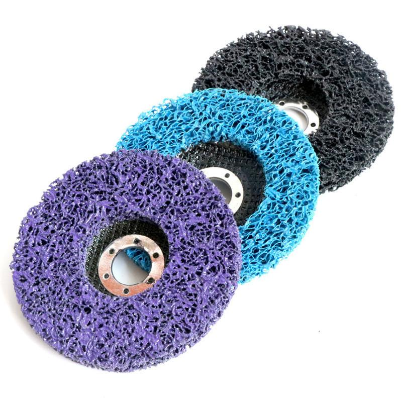 Metal Stainless Steel Grinding Disc Black Buffing Wheel for Paint Removal Rust Removal Wood Plastic Polishing