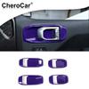 Inner Door Handle Bowl Decor Cover Trim For Jeep Wrangler JL JT 4DR Accessorie
