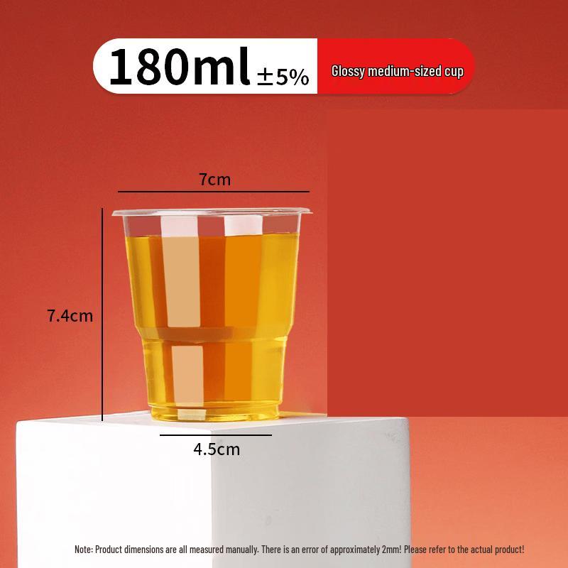 Disposable Transparent Plastic Cups