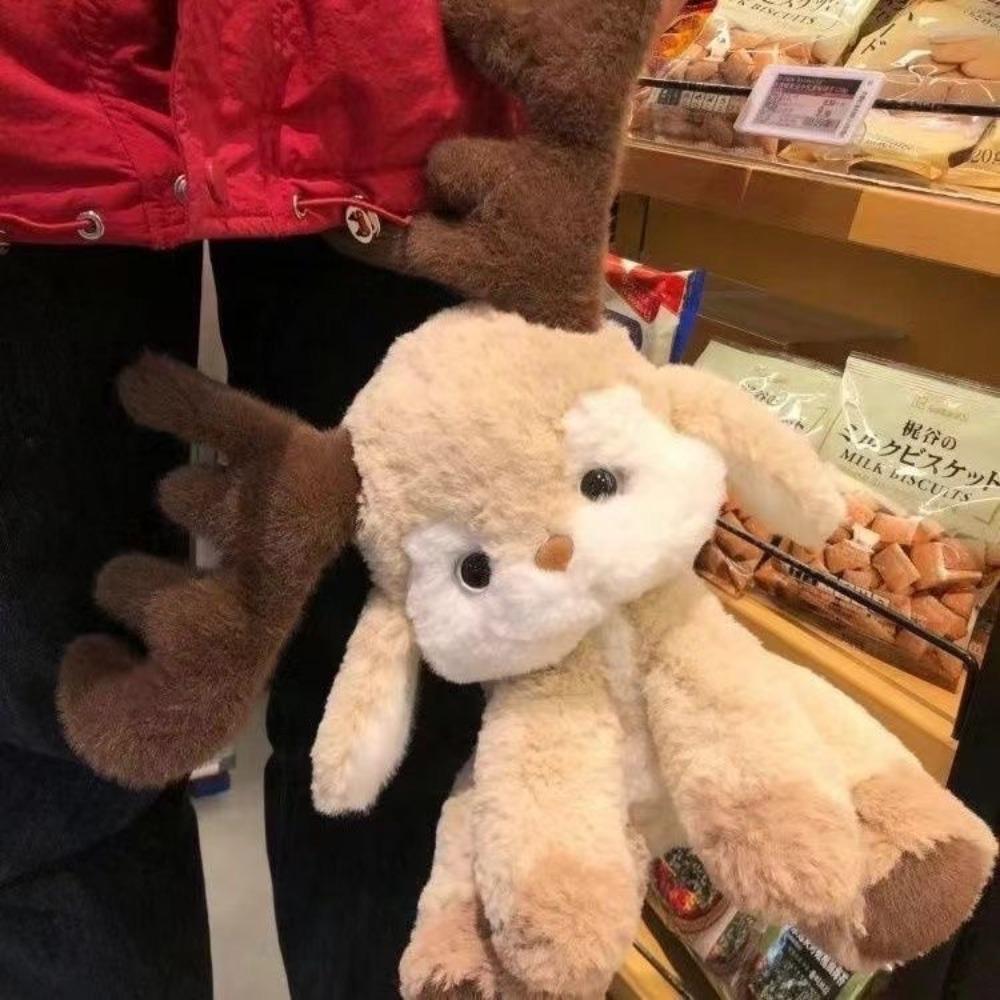 Little Elk Doll Doll Cute Soothing Plush Doll Send Girlfriend To Bed with Christmas Gift Toy
