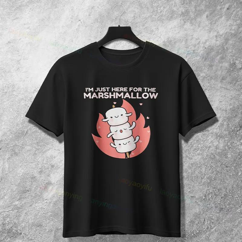 

Marshmallow Roasting Funny Graphic TShirt Unisex Unisex Cotton Short Sleeve S