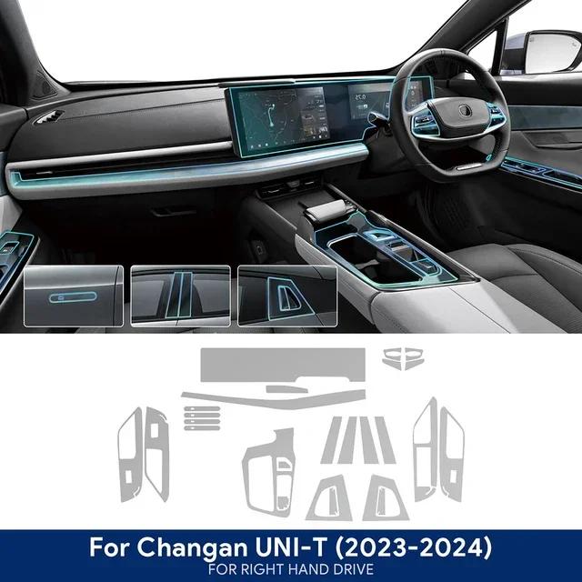 

TPU Car Interior Film Dedicated Accessories Transparent Screen Gearbox Protection Anti-scratc for Changan UNI T UNI-T 202 RHD for uni-t 23-24
