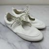 Fashion Soft Leather Casual Women Ballet Flats Lace Up Fashion Design White Black Female Mary Jane Shoes New 2024 Autumn Footwear