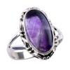 Natural Cacoxenite Gemstone 925 Solid Sterling Silver Jewelry Ring Size 8 K1u25