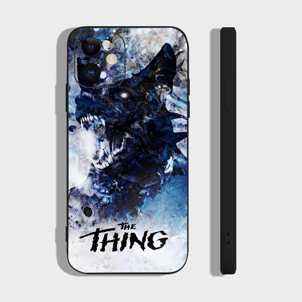The T-Thing - John Carpenter Thriller Movie Phone Case For IPhone 17 Air 16 15 14 13 Pro Max 11 12 Black Silicone Cover