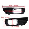 Pair For Toyota Camry 2007-2009 Front Bumper Lower Fog Light Trim Bezel Cover