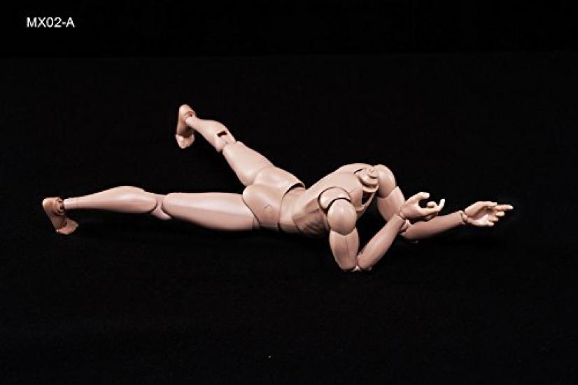 12-inch Male Body Figure, Muscular Male Body Model, Fits 16 Head Sculpt (M)