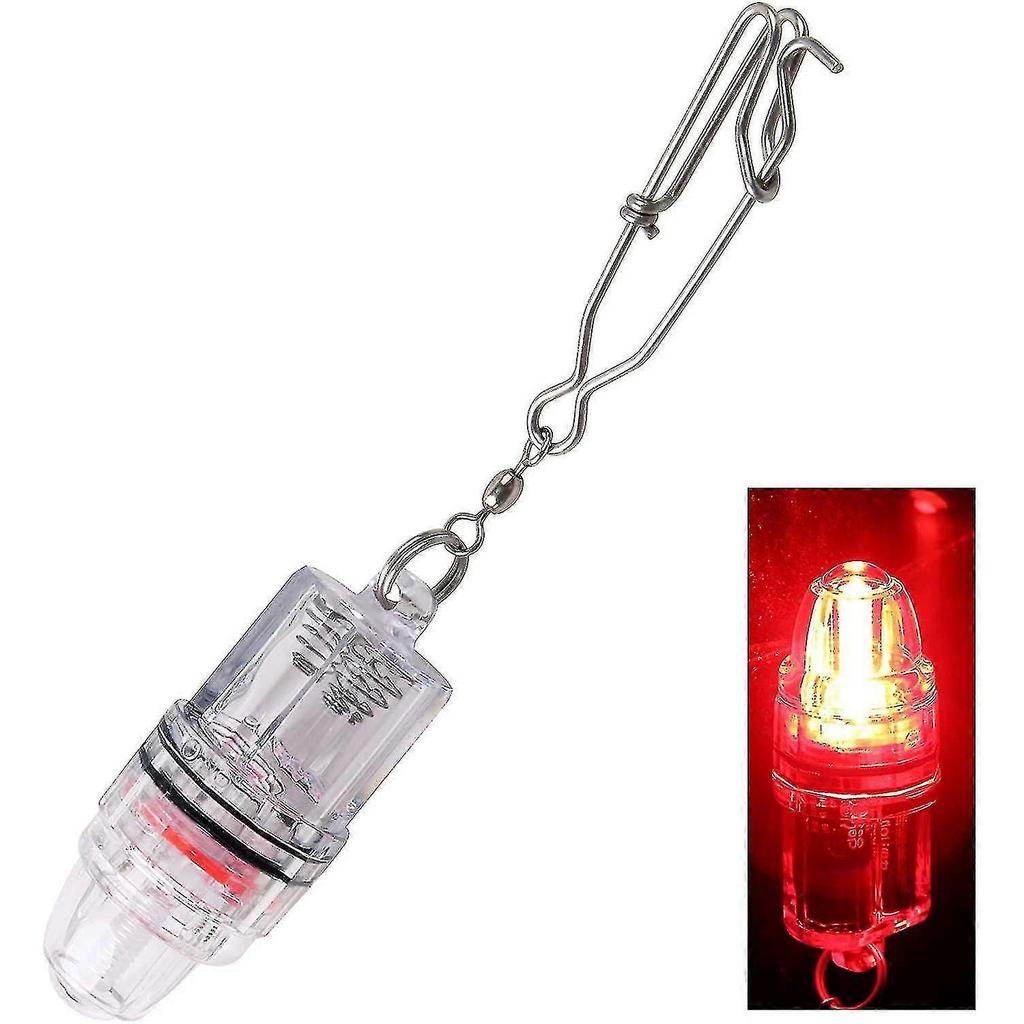 Led Fishing Lights Underwater Battery Powered Deep Drop Fishing Light With Clip Waterproof Fish