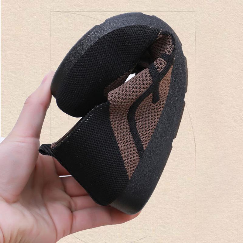 Modische Schuhe für Damen Frühling Herbst Neu Lässig Netzgewebe Atmungsaktiv Bequem Rutschfest Ballerinas Walking-Sneaker