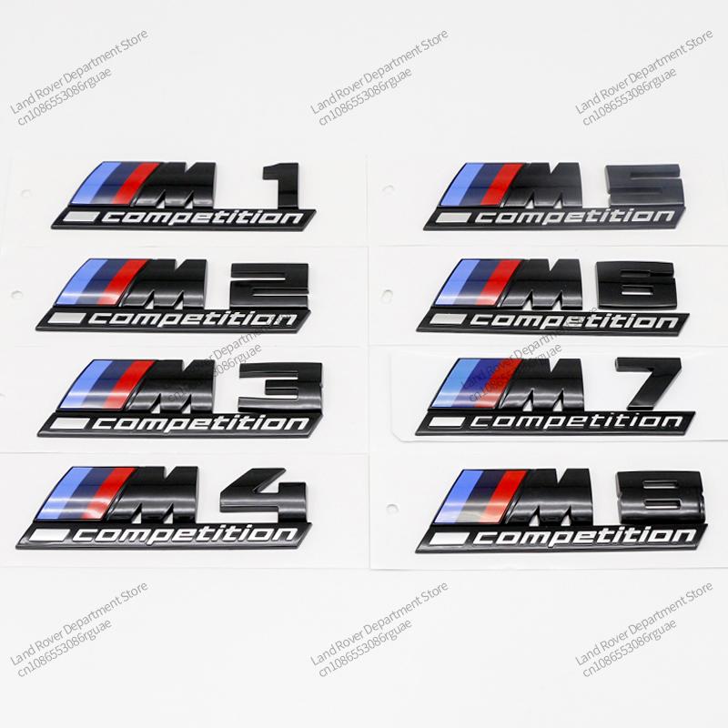 

Premium BMW M Power Trunk Emblem Badge Glossy Black Silver Sticker Logo for M2 M3 M4 M5 M6 M8 Competition 10.5cm 13cm Car Decor 10.5X3CM&M4 Competition чёрный