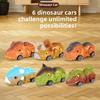 Toys T Rex Track Playset Alloy Vehicles Dinosaur Figures Children Gift Festival