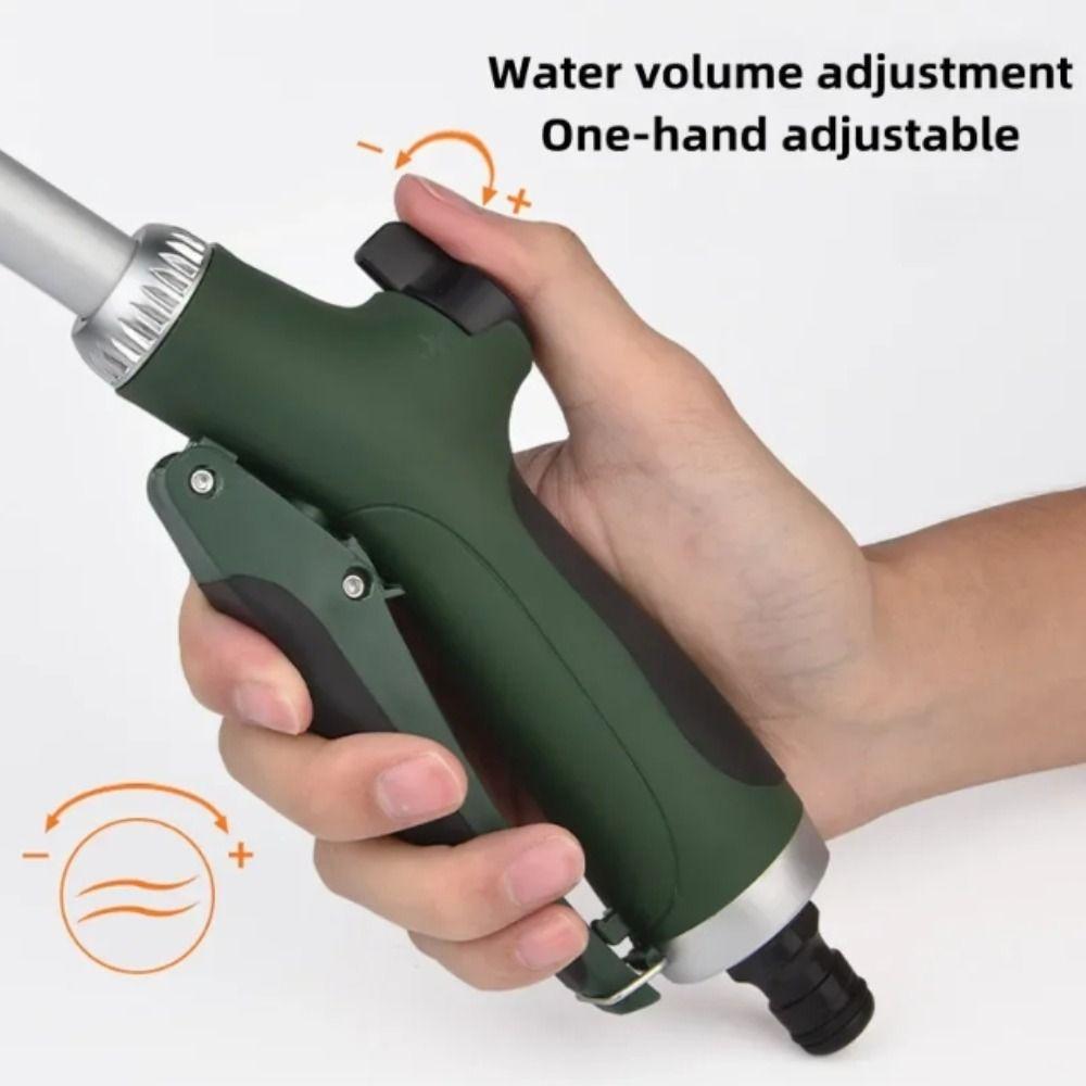 Comfortable Grip Adjustable Spray Nozzle 5 Spray Patterns Watering Wand  Hard to Reach Areas