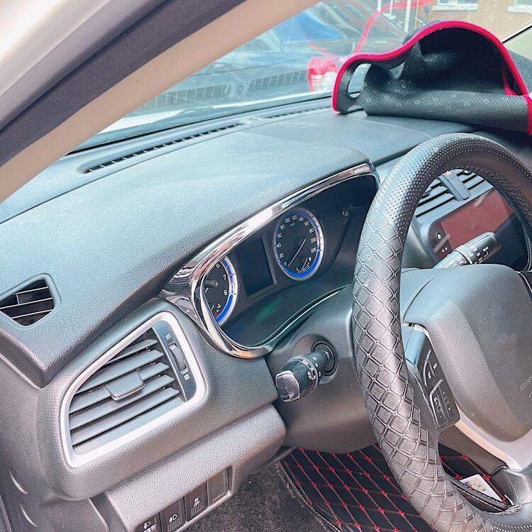 For Suzuki SX4 S-Cross SCross 2014 2015 2016 2017 2018   ABS Car Trument Panel Cover Dashboard Frame Trim Accessories