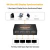 4K Hdmis Splitter 1in 4out With 3D Audios Video Syncing Support 4K/2K/3D/1080P For Home Theater Gaming And Office Use