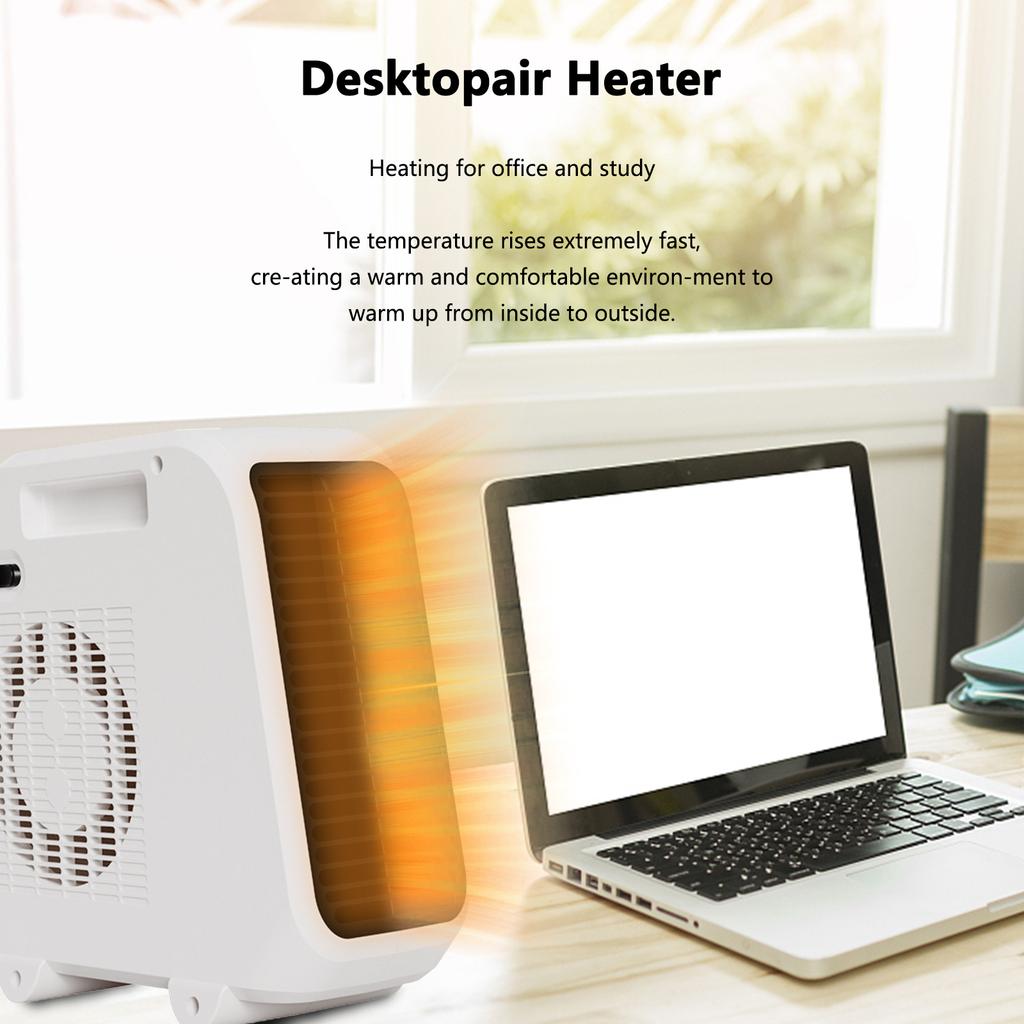 1800w Portable Fan Heater Silent Overheat Protective Electric Heater For Bedroom Living Room Office