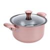 Stainless Steel Stock Pot Nonstick Cooking Soup Pot with Lid Ergonomic Handles for Induction Cooker Gas Stove