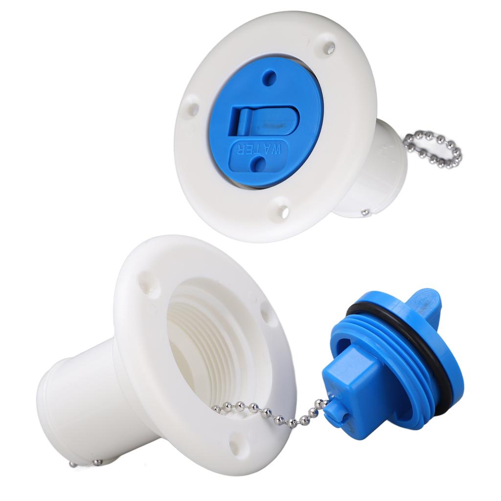 Boat Water Filler Yacht Fittings ABS Deck Water Filler   Fill   Inlet for Marine Boat Yacht RV