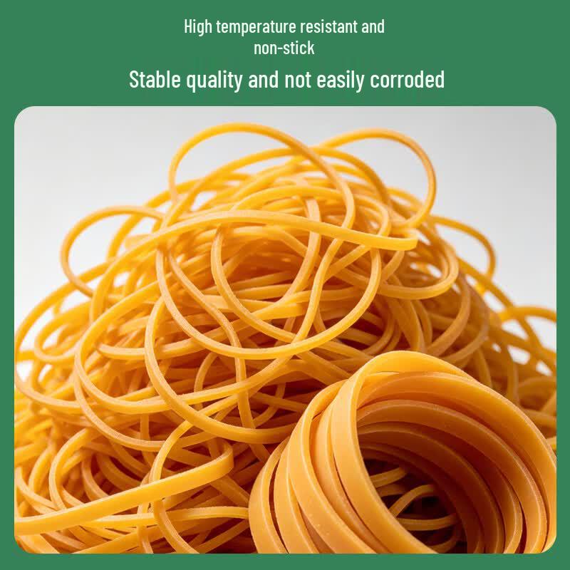 Mandela High-Elastic Yellow Rubber Bands