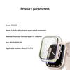 PC Colorful Watch Case Built-in Tempered Glass for Apple Watch 45mm 40mm 44mm 41mm IWatch Series 9 8 7 6 SE 5 Coverage Cover