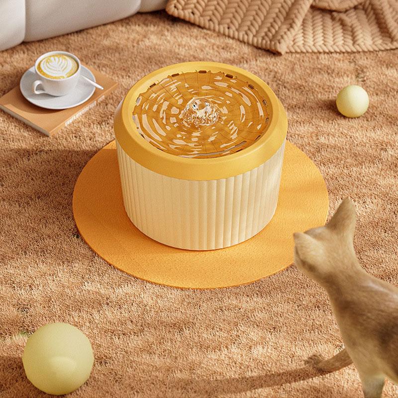 3L Pet Water Fountain Automatic Multiple Filtration Cat Water Dispenser with LED Light Silent USB Dog Drinker Anti-Dry Cat Bowl
