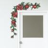 Hand-Painted Romantic Rose Door Wall Sticker Self-Adhesive for Bedroom Living Room Home Decoration