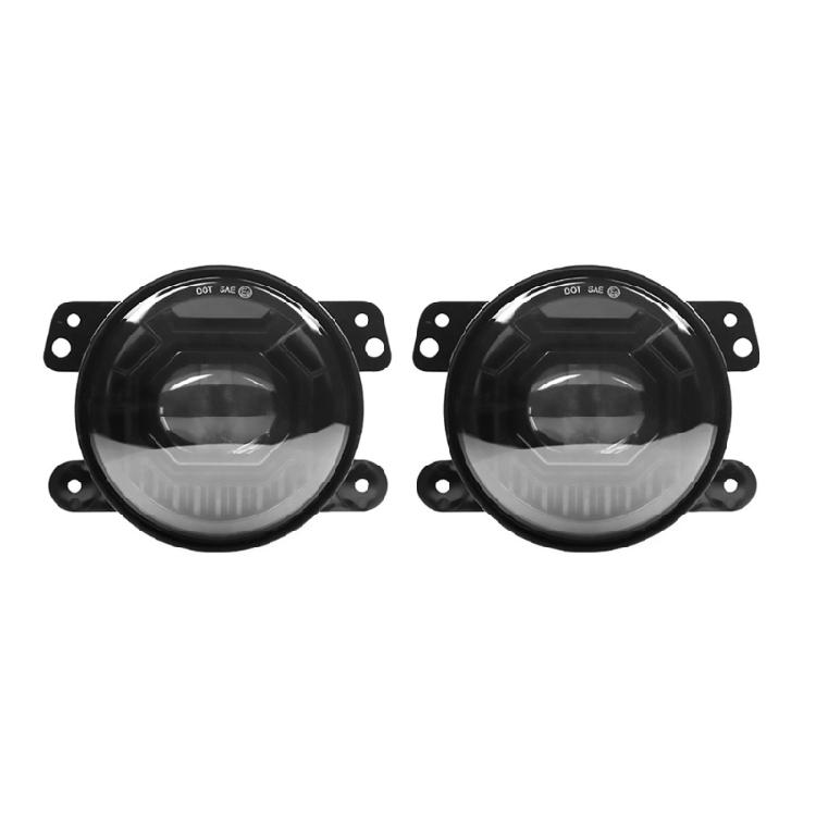 Flexible 4 Inch LED Fog Lights With Corrosion Resistant Case Ideal For Night Driving