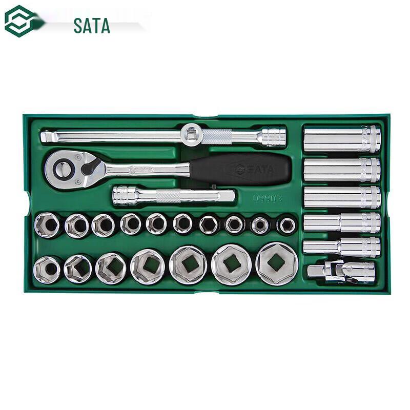 SATA 27-Piece 12.5mm Socket Set 09903
