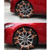 11/11/61PCs Winter Anti-Slip Snow Chains Universal Car Tire Anti-skid Motorcycle Car Tyre Wheel Tie Emergency Car Accessories