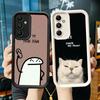 Phone Case for Samsung Galaxy A17 A16 A15 A14 A13 Funny Dont Touch My CallPhone A56 A36 A26 A55 A35 A25 A54 A34 A24 A53 A33 A23