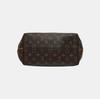 [Pre-Owned] Zipper Closure Logo Print Monogram Coated Canvas With Leather Trim Dumpling Bag - Fair #O71UPN