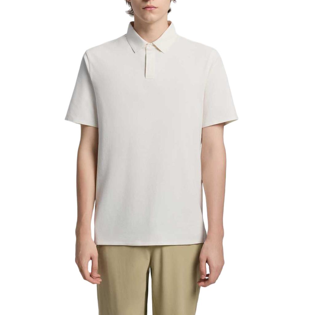 SALOMON Comfortable Solid Color Polo Shirt Men Tops LD0007900