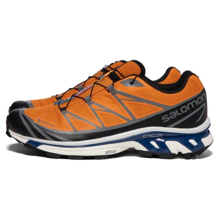 SALOMON Xt-6 Gtx Utility Non-Slip Wear-Resistant Shock Absorbing Low-Top Outdoor Functional Shoes Unisex Shoes Orange 417501