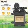 Yieryi Intelligent Dual Core Water Pump 12V DC Diaphragm Pump With Protective Shell For Car Washing Garden Irrigation RV Applications