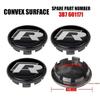 4Pcs 56/65/66mm Car Wheel Center Hub Caps Badge UOriginal Hubcaps For Volkswagen VW R GTI Golf 5 7 Caddy Passat B6 Tiguan Polo