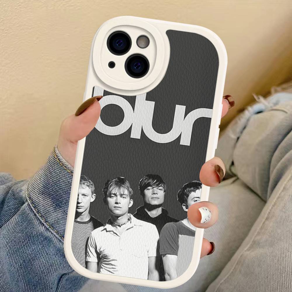 Band Musik Rapper B-Blur Vintage Phone Case For IPhone 16 15 14 13 12 11 Pro Max Plus Shockproof Leather Cover