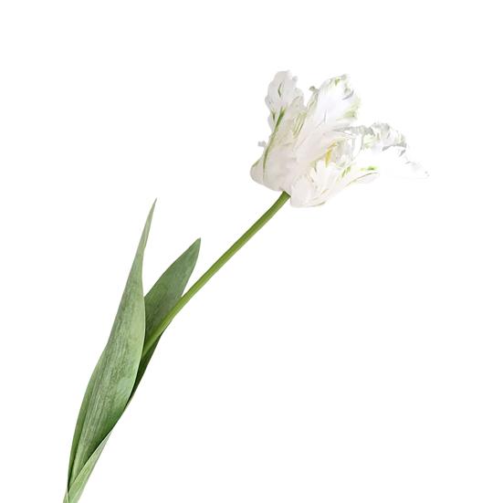 Kunstig tulipan realistisk falsk blomst med blader ingen vedlikehold falsk tulipan for hjemmedekor bryllupsfest bordpynt