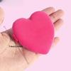 2 Pieces Heart-shaped Velvet Makeup Puff Pink Facial Cosmetic Makup Cotton Sponge Beauty Tool For Beauty