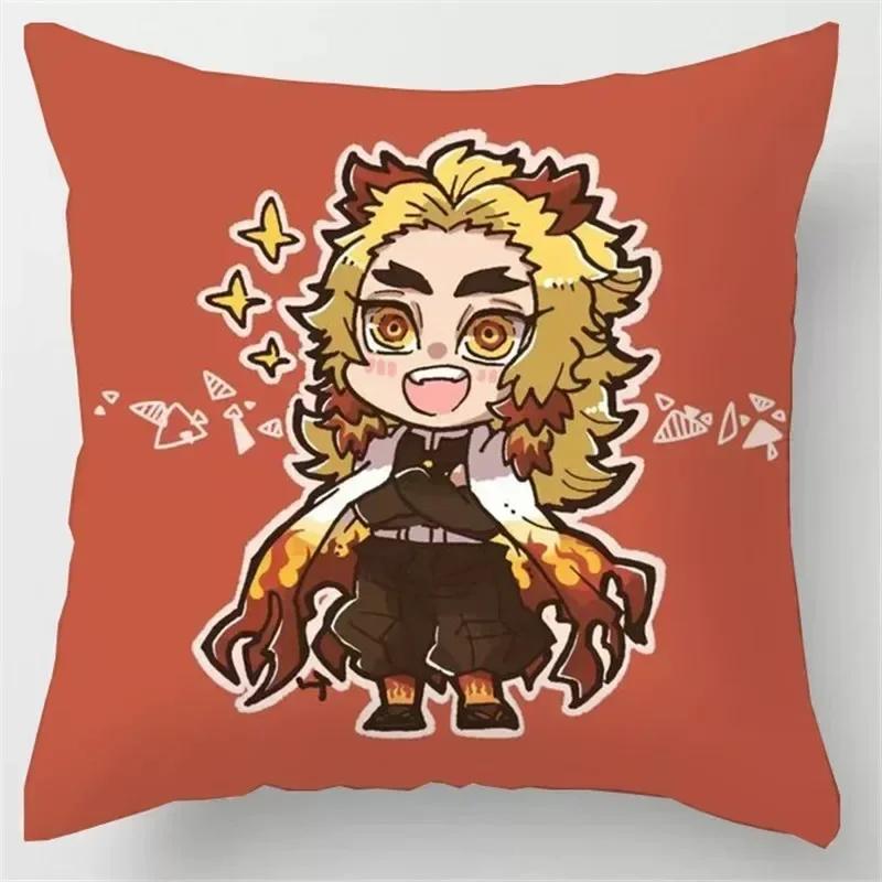 Demon Slayer Kamado Tanjiro Nezuko Poduszka Anime Poszewka na Poduszkę do Ciała Kawaii Loli Dziewczyna Samochód Sofa Dakimakura Poduszka Pokrowiec na Poduszkę