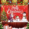 Merry Christmas Backdrop Banner Santa Snowman Background Christmas Decorations for Home2026 Navidad Noel Xmas Gifts NewYear 2026